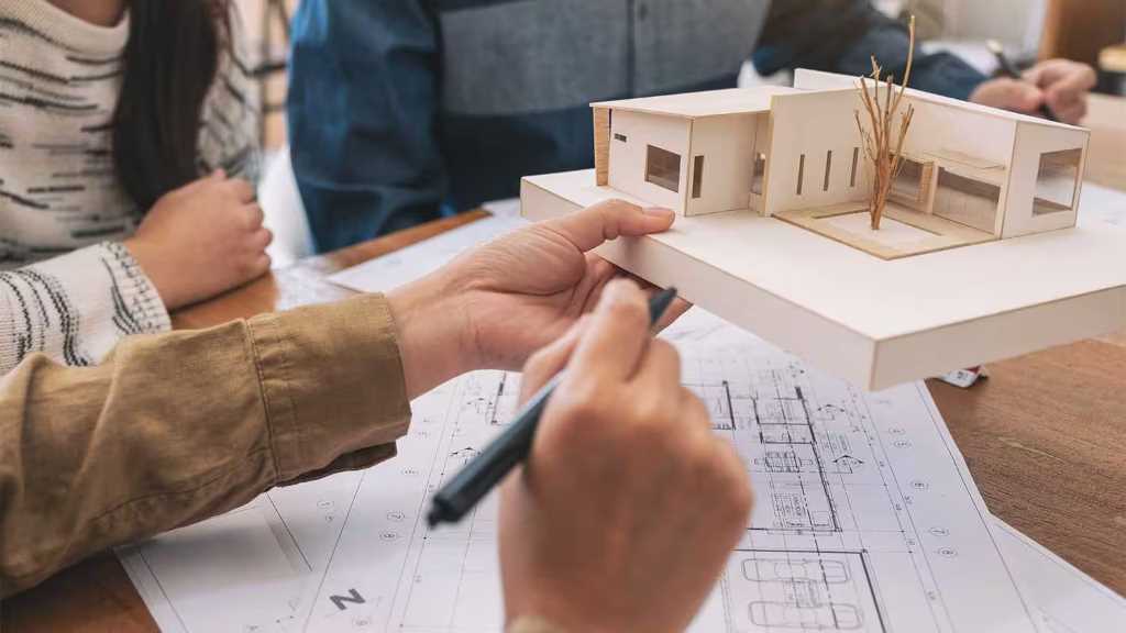 How to draw a house 3D plan