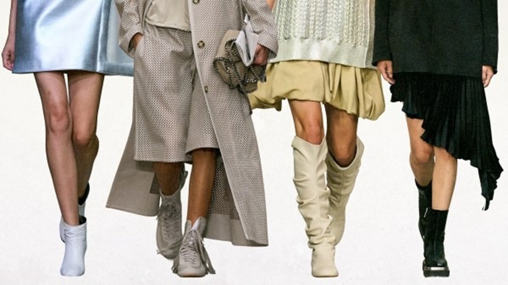 Which brands are leading the 2025 statement footwear trend
