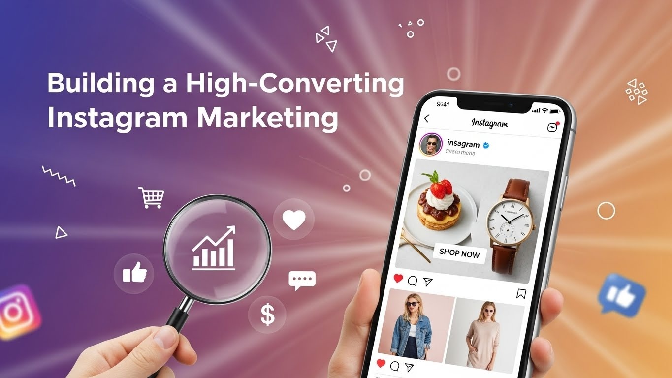 Instagram marketing funnel stages diagram