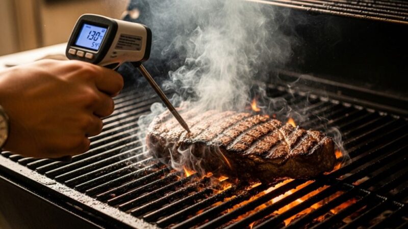 How to Use an Infrared Thermometer for Cooking Meat