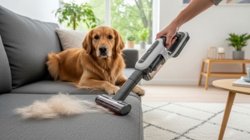 How to Choose the Best Handheld Vacuum for Pet Hair Removal