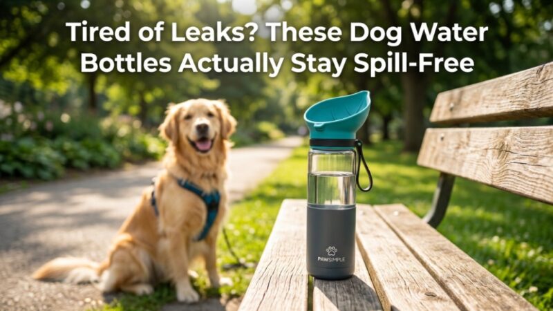 Tired of Leaks? These Dog Water Bottles Actually Stay Spill-Free