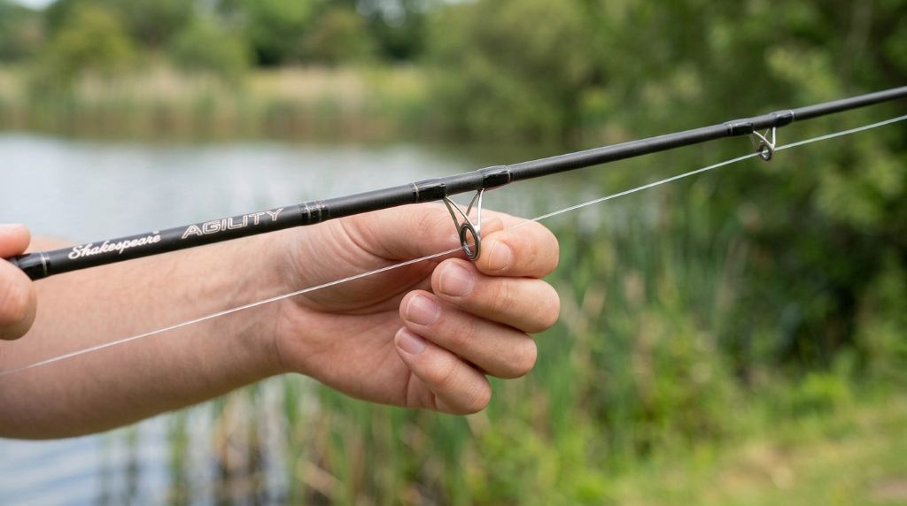 Setting up fishing line and hook for beginners